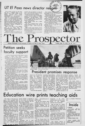The Prospector (El Paso, Tex.), Vol. 45, No. 7, Ed. 1 Tuesday, September 19, 1978