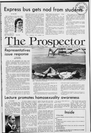 The Prospector (El Paso, Tex.), Vol. 45, No. 10, Ed. 1 Friday, September 29, 1978