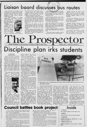 The Prospector (El Paso, Tex.), Vol. 45, No. 21, Ed. 1 Tuesday, November 7, 1978