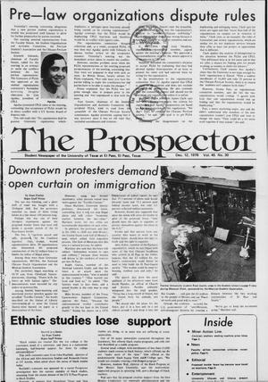 The Prospector (El Paso, Tex.), Vol. 45, No. 30, Ed. 1 Tuesday, December 12, 1978