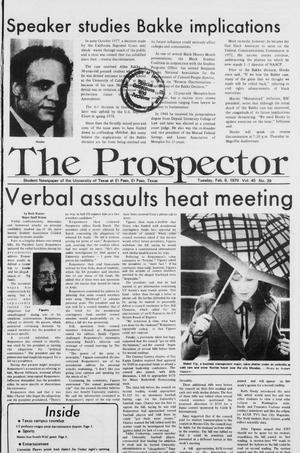 The Prospector (El Paso, Tex.), Vol. 45, No. 39, Ed. 1 Tuesday, February 6, 1979