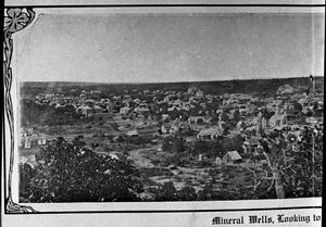 [An Early  View of Mineral Wells, Left Portion]
