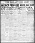 Thumbnail image of item number 1 in: 'The San Antonio Light (San Antonio, Tex.), Vol. 41, No. 297, Ed. 1 Saturday, November 12, 1921'.
