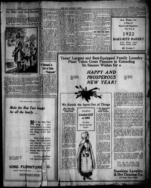 Primary view of object titled 'The San Antonio Light (San Antonio, Tex.), Ed. 1 Sunday, January 1, 1922'.
