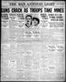 Thumbnail image of item number 1 in: 'The San Antonio Light (San Antonio, Tex.), Vol. 42, No. 197, Ed. 1 Friday, August 4, 1922'.