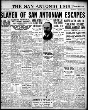 The San Antonio Light (San Antonio, Tex.), Vol. 42, No. 217, Ed. 1 Thursday, August 24, 1922
