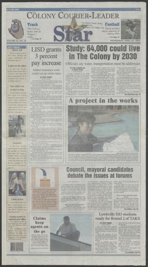 The Colony Courier-Leader (The Colony, Tex.), Vol. 22, No. 12, Ed. 1 Wednesday, April 30, 2003