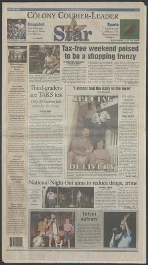 The Colony Courier-Leader (The Colony, Tex.), Vol. 22, No. 25, Ed. 1 Wednesday, July 30, 2003