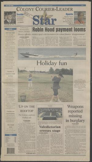 Primary view of object titled 'The Colony Courier-Leader (The Colony, Tex.), Vol. 24, No. 17, Ed. 1 Wednesday, June 1, 2005'.