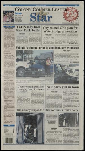 The Colony Courier-Leader (The Colony, Tex.), Vol. 26, No. 5, Ed. 1 Wednesday, March 7, 2007