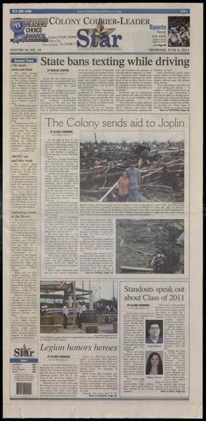 The Colony Courier-Leader (The Colony, Tex.), Vol. 30, No. 18, Ed. 1 Thursday, June 2, 2011