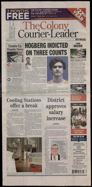 The Colony Courier-Leader (The Colony, Tex.), Vol. 39, No. 24, Ed. 1 Sunday, July 21, 2019