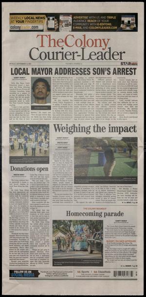 The Colony Courier-Leader (The Colony, Tex.), Vol. 41, No. 32, Ed. 1 Sunday, September 12, 2021