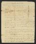 Primary view of [Letter from Elizabeth Upshur Teackle to her sister Ann Upshur Eyre - May 3, 1800]