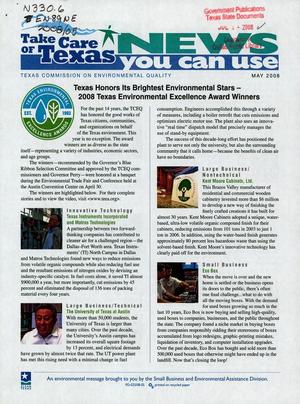 Take Care of Texas: News You Can Use, May 2008