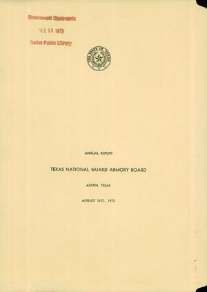Primary view of object titled 'Texas National Guard Armory Board Annual Report: 1973'.