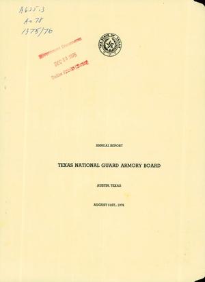 Texas National Guard Armory Board Annual Report: 1976