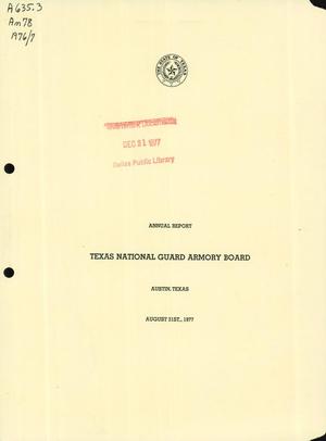 Texas National Guard Armory Board Annual Report: 1977