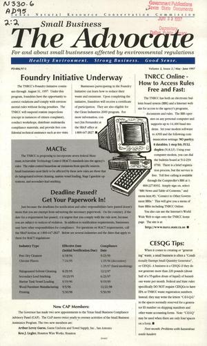 The Small Business Advocate, Volume 2, Issue 2, May-June 1997