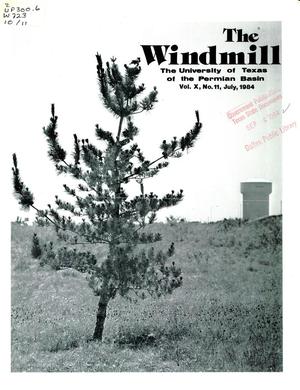 Primary view of object titled 'The Windmill, Volume 10, Number 11, July 1984'.