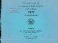 Primary view of Texas Comptroller of Public Accounts Annual Report: 1972, Part 1A