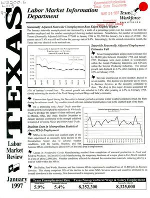 Texas Labor Market Review, January 1997
