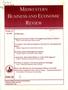 Journal/Magazine/Newsletter: Midwestern Business and Economic Review, Number 32, Fall 2003