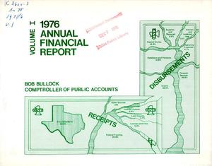 Primary view of object titled 'Texas Annual Financial Report: 1976, Volume 1'.