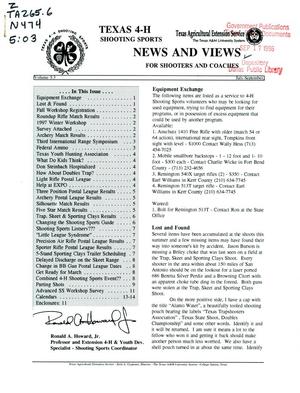 News and Views for Shooters and Coaches, Volume 5, July-September [1996]