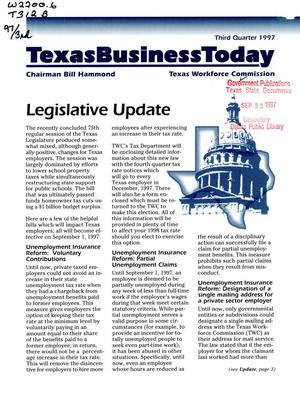 Primary view of Texas Business Today, Third Quarter 1997