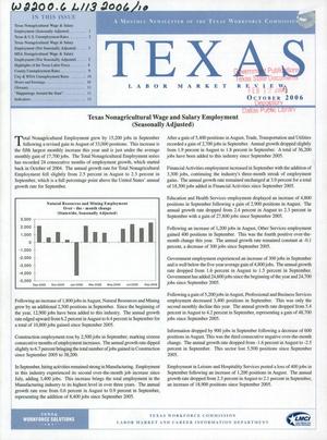 Texas Labor Market Review, October 2006