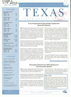 Texas Labor Market Review, January 2002