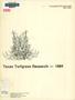 Report: Texas Turfgrass Research: 1984