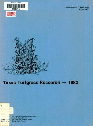 Texas Turfgrass Research: 1983