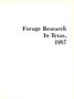Thumbnail image of item number 3 in: 'Forage Research in Texas: 1987'.
