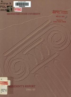Midwestern State University President's Report: 1995