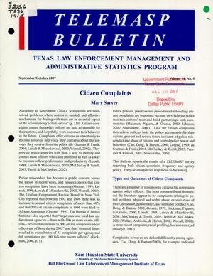TELEMASP Bulletin, Volume 14, Number 5, September/October 2007