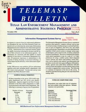 TELEMASP Bulletin, Volume 1, Number 8, November 1994