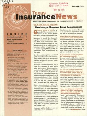 Primary view of object titled 'Texas Insurance News, February 1999'.