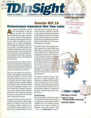 TDInSight, Volume 2, Number 1, October/November 2004