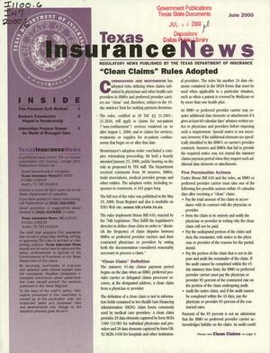 Texas Insurance News, June 2000