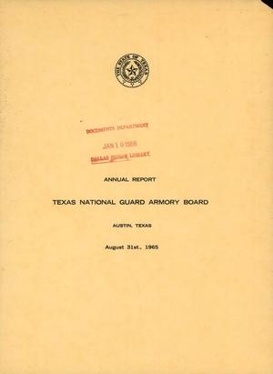 Texas National Guard Armory Board Annual Report: 1965