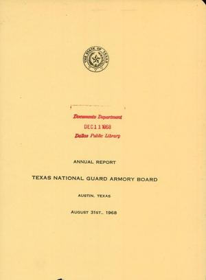 Texas National Guard Armory Board Annual Report: 1968