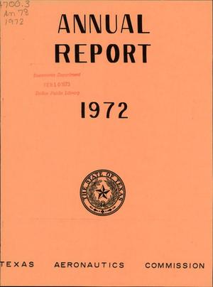 Texas Aeronautics Commission Annual Report: 1972