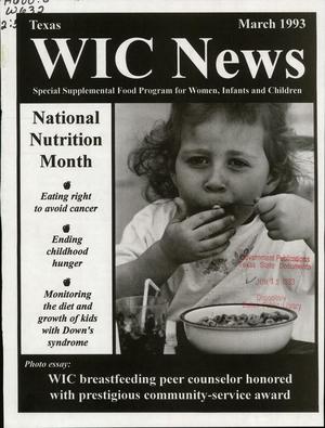 Texas WIC News, Volume 2, Number 3, March 1993