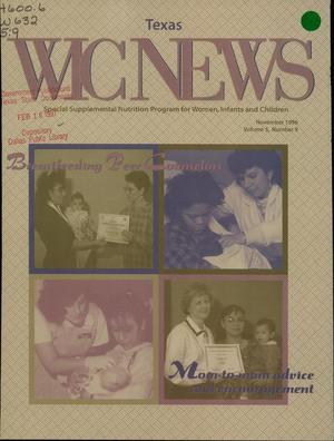 Texas WIC News, Volume 5, Number 9, November 1996
