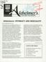 Thumbnail image of item number 1 in: 'Alzheimer's Disease Newsletter, Spring-Summer 1996'.