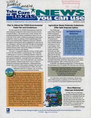 Take Care of Texas: News You Can Use, March 2008