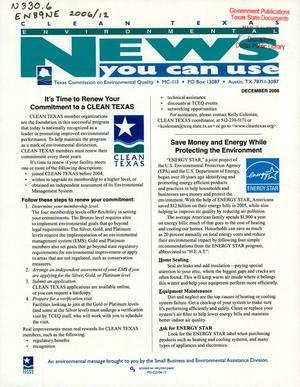 Environmental News You Can Use, December 2006
