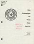 Primary view of Risk Management for Texas State Agencies: Volume 4. Liability Exposures